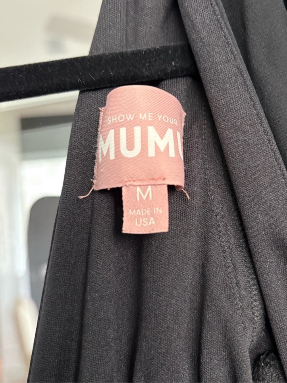Show Me Your Mumu Mandi Mini Dress Black Puff Sleeve Babydoll Tiered Dress - M - Picture 7 of 11
